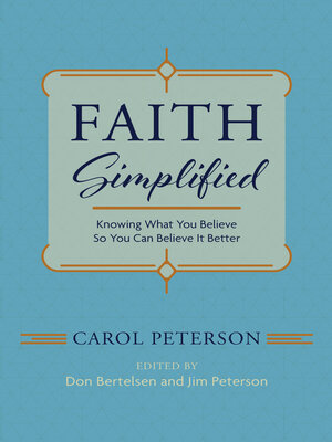 cover image of Faith Simplified